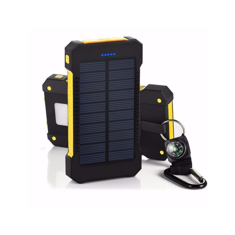 户外太阳能充电宝10000毫安大容量多功能露营灯双usb通用智能手机
