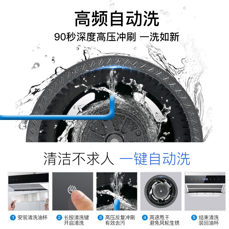 华帝百得(BEST)抽吸油烟机单机大吸力家用单烟机脱排烟机欧式DY50