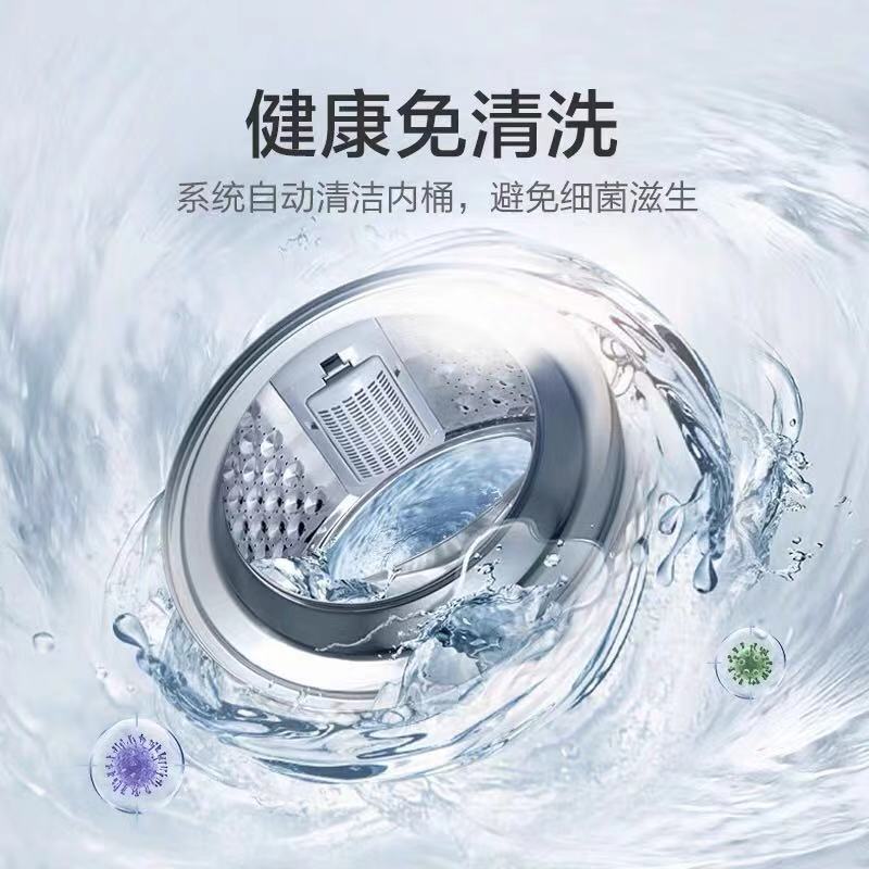 全自动洗衣机 小天鹅8公斤 免清洗 全自动家用洗衣机