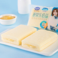 港荣蒸蛋糕益生菌原味700g 苏宁自营零食整箱宿舍耐吃营养早餐糕点小面包