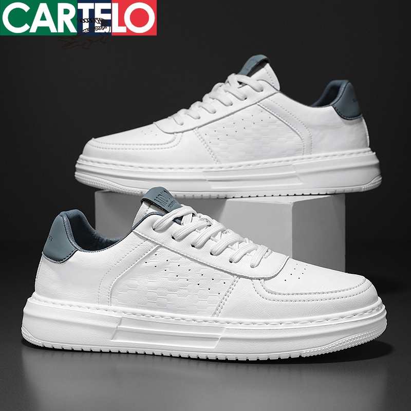 线下专柜同款卡帝乐鳄鱼cartelo新款男士休闲鞋板鞋小白鞋男鞋