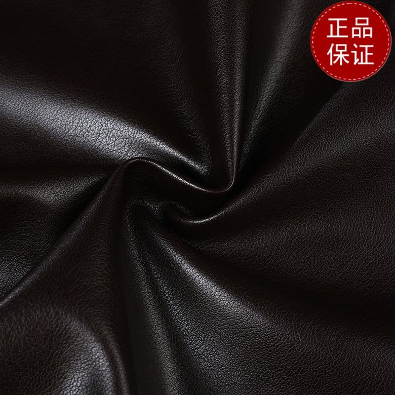 免费试穿 黑色皮衣男薄款春秋外套百搭翻领皮夹克基础款中老年爸爸装5060岁2024冬装新款外套潮海宁软皮夹克大码男装图片