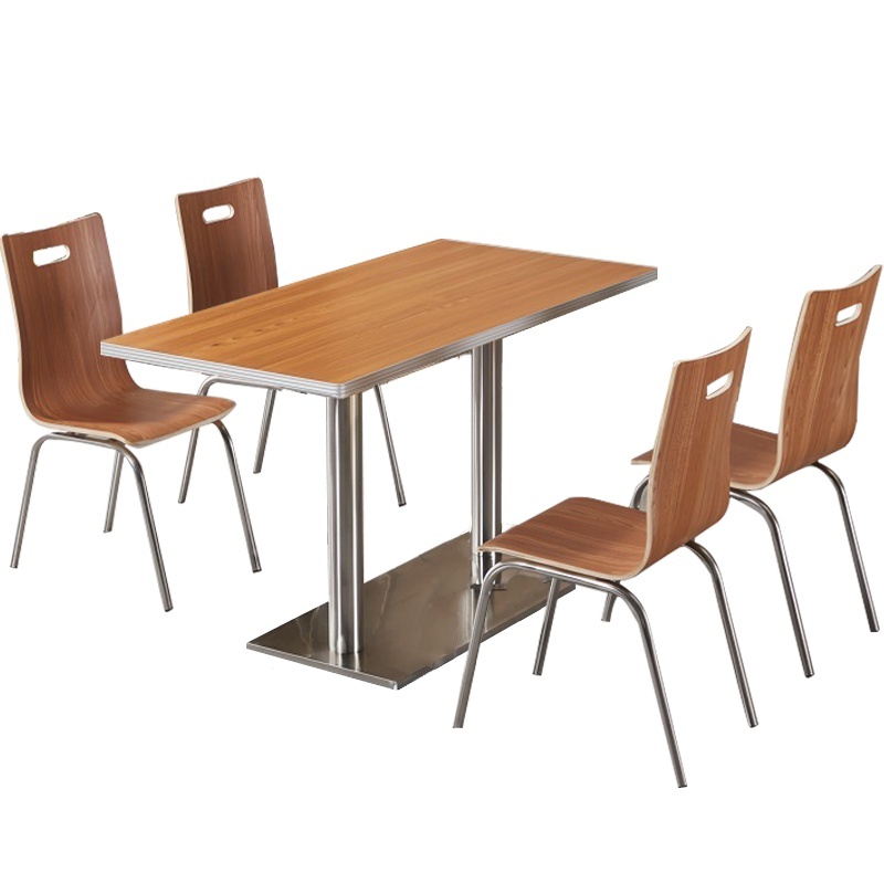 凌迪星食堂餐桌120*60*76cm(一桌四椅)套高清大图