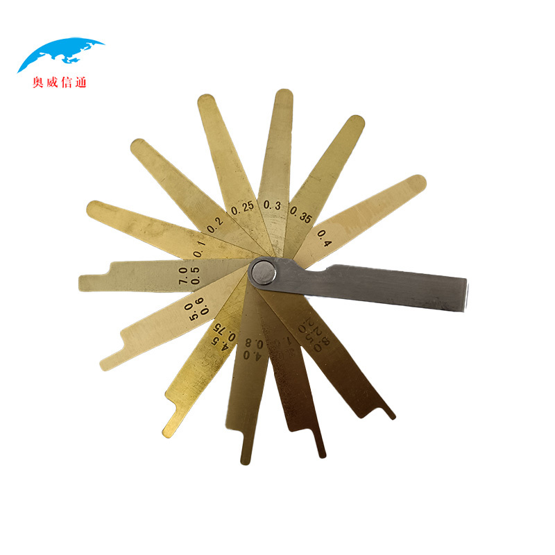 奥威信通铜塞尺组和塞尺间隙尺高精度塞规气门间隙塞尺片厚薄规套