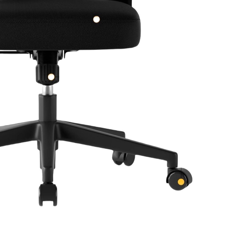 豫龙都 人体工学椅黑色 把高清大图