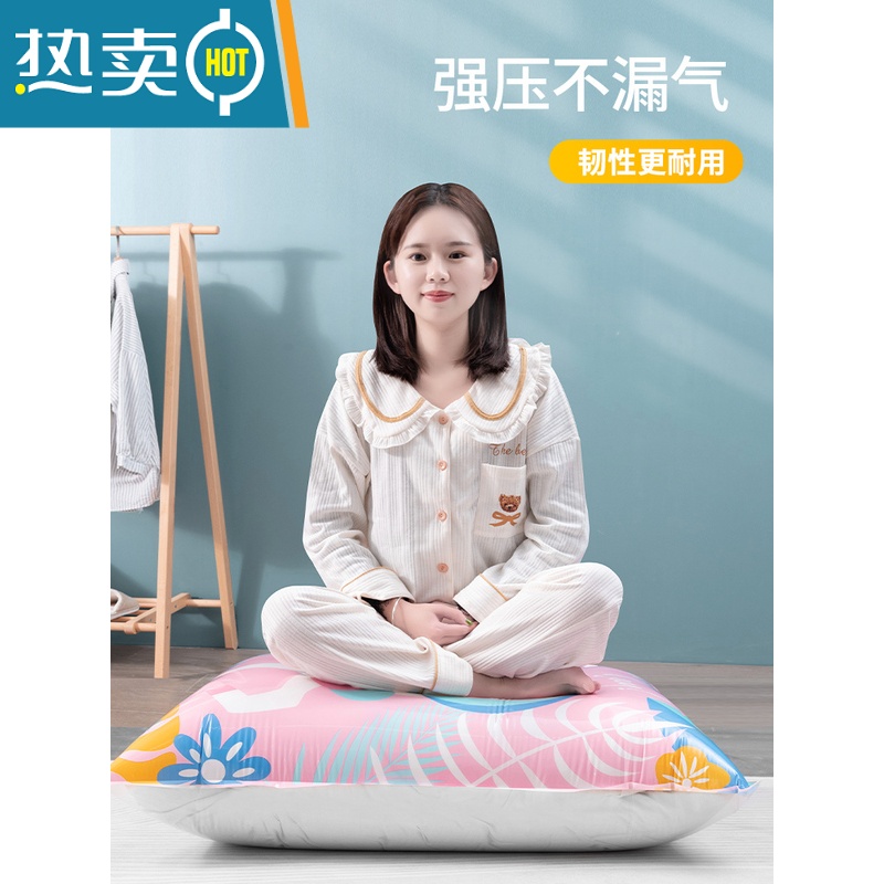 敬平真空压缩袋收纳器棉被衣服衣物家用抽空气装被子羽绒服专用袋子 8个装[独角兽图案] 中号(80*60cm)高清大图