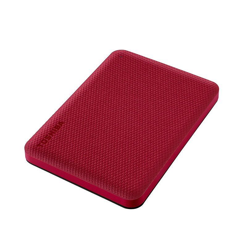东芝(TOSHIBA)2TB电脑移动硬盘 V10系列 USB3.0 2.5英寸 兼容Mac 便携 高速传输 自营 红