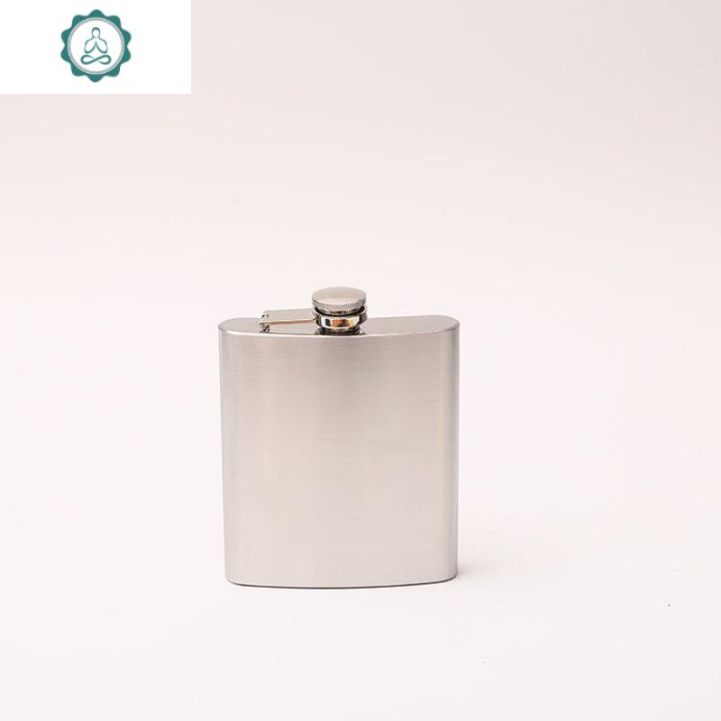 1-10盎司迷你不锈钢小酒壶随身便携式水壶时尚1/2/3/4/5两6小酒瓶 封