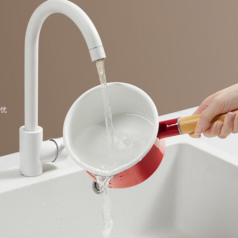 炊大皇日式珐琅奶锅14cm CK73402高清大图