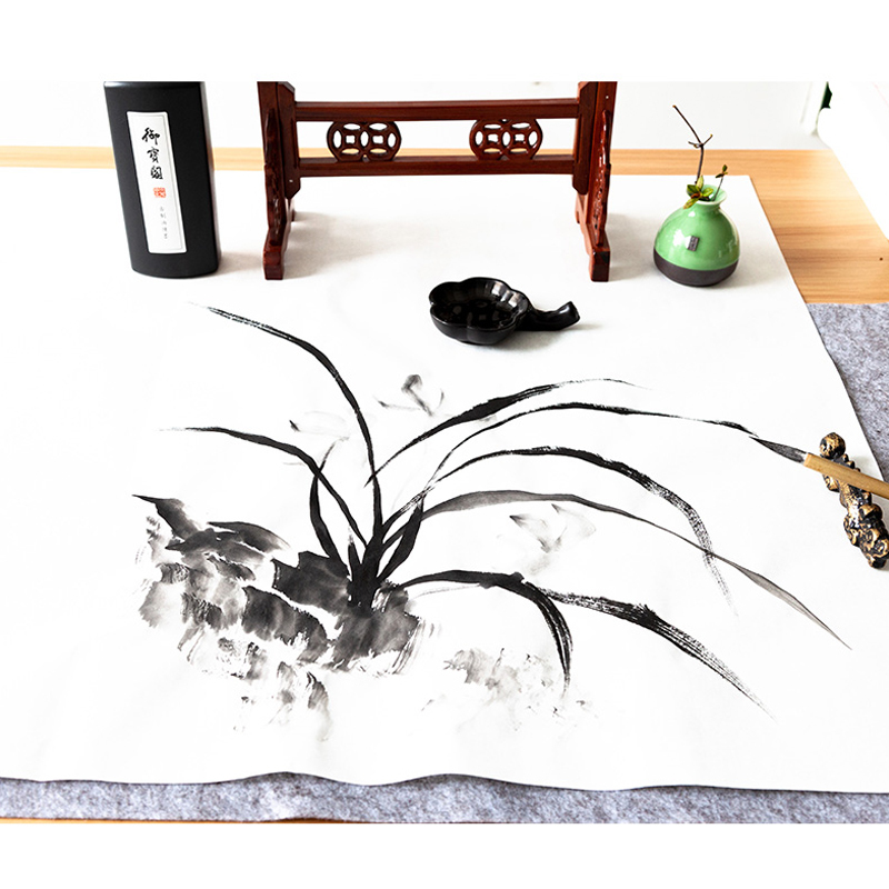 御宝阁 半生半熟宣纸 60cm*100m/卷 白色