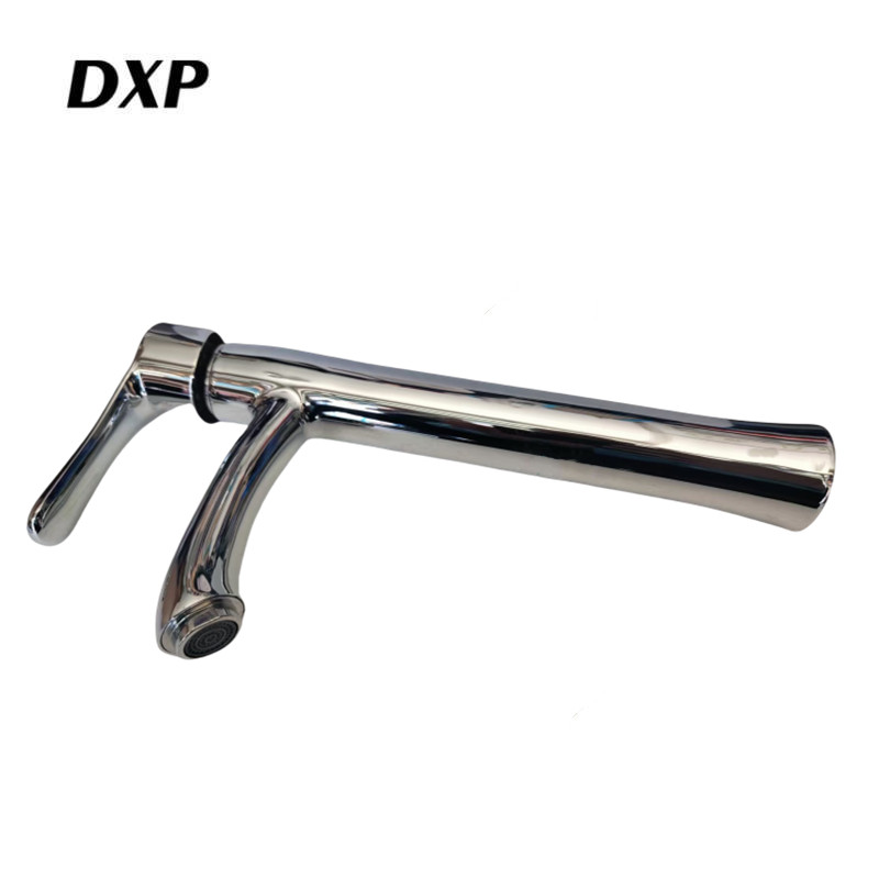 DXP 单孔冷热加高柱形水龙头 台上盆 个高清大图
