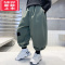 可莉允儿童冬季加绒休闲裤保暖一体绒2022新款男童冬装灯笼裤加厚裤子潮保暖裤