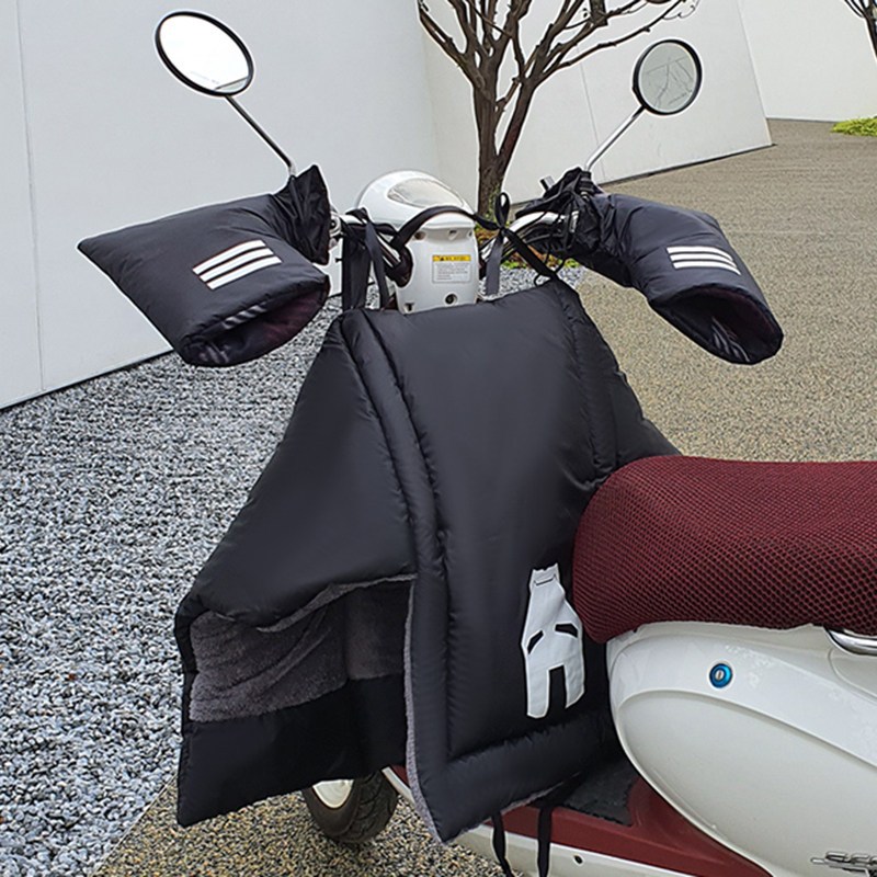 电动车电瓶车电动车挡风被冬季踏板摩托车保暖加绒加厚防水寒电瓶车