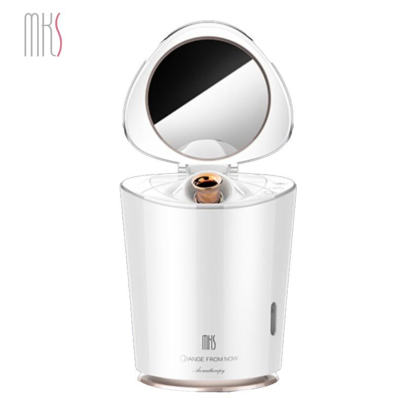 美克斯(MKS)蒸脸器 NV8398A 美容仪器冷热喷纳米喷雾保湿补水仪家用脸部补水毛孔清洁器360度旋转蒸脸
