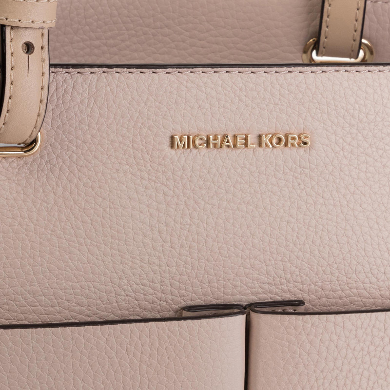 【直营】Michael Kors 迈克·科尔斯粉色牛皮女士中号双肩包 30S5GEZB1L-softpink