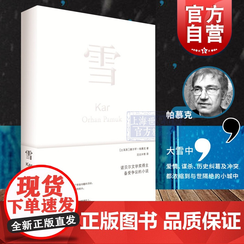 雪 奥尔罕 帕慕克 另著/我的名字叫红/我脑袋里的东西/红发女人/伊斯坦布尔一座城市的记忆/纯真博物馆 诺贝尔文学奖得主高清大图