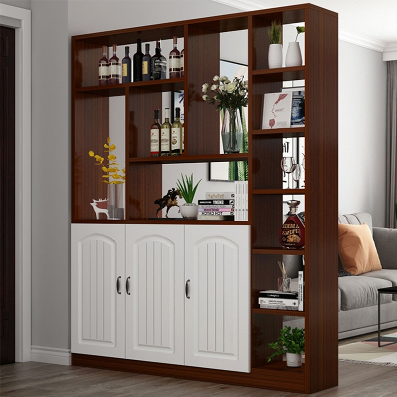 法耐玄关柜鞋柜一体进门家用门口欧式客厅屏风隔断简约现代酒柜储物柜