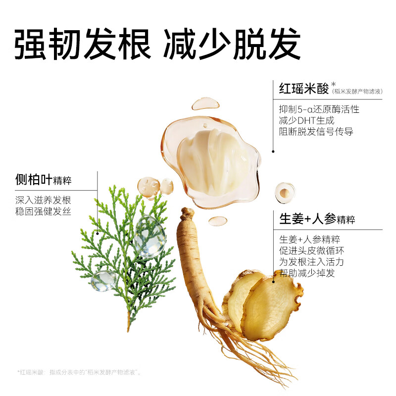 长发小寨固发防脱强韧洗发露(滋养强韧型)400g A170高清大图