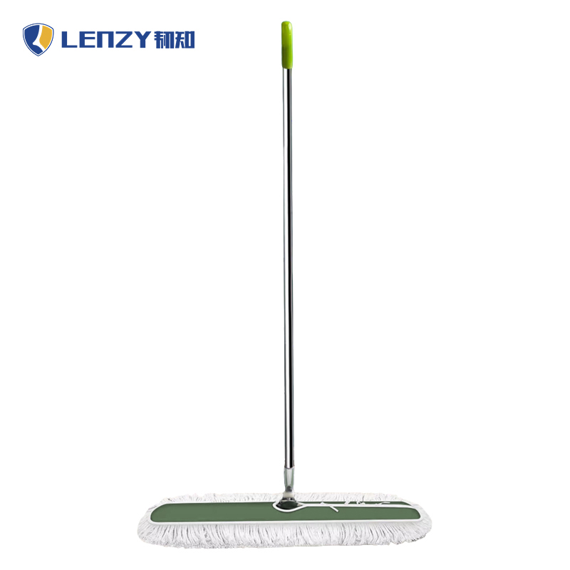 韧知 拖把 平板尘推 绿色整套加厚拖把 90cm 把高清大图