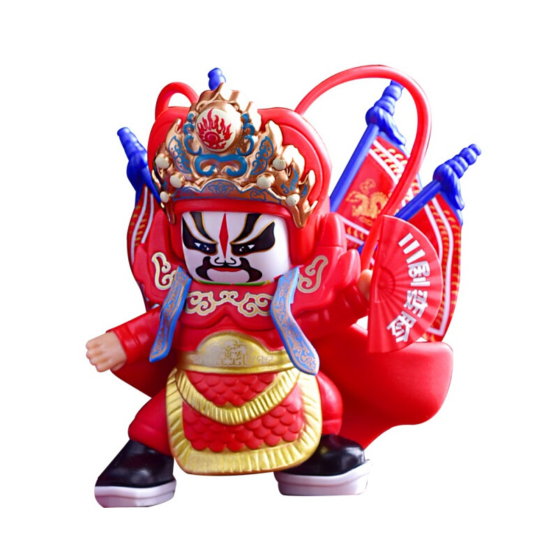 四川中国风外事川剧变脸娃娃纪念经典6面出国旅游便携小礼品