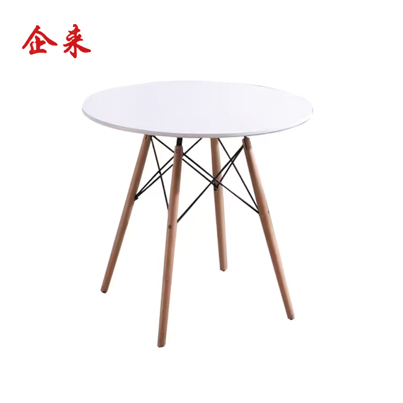 企来洽谈桌 700*700*720mm 张高清大图