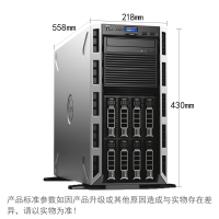 戴尔(DELL) T440塔式服务器主机电脑整机 1颗 银牌 4110丨8核16线程 8G内存丨1T硬盘丨H330