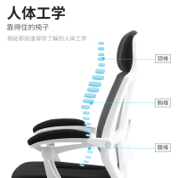 汉诺鑫威电脑椅可躺办公椅子游戏电竞椅人体工程学久坐舒适护腰老板椅
