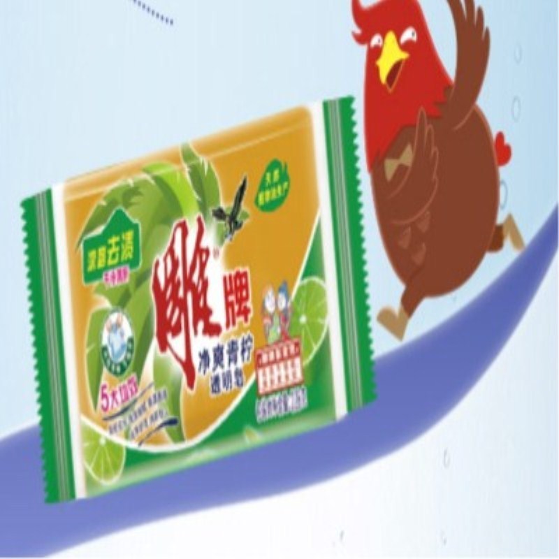 雕牌青柠飘香透明皂228g单块装