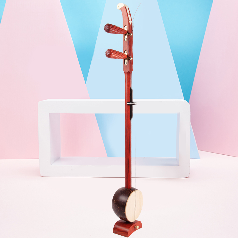 巢板胡红檀木卷头秦腔高音歌剧中音豫剧初学演奏拉弦乐器bh02蒲剧板胡