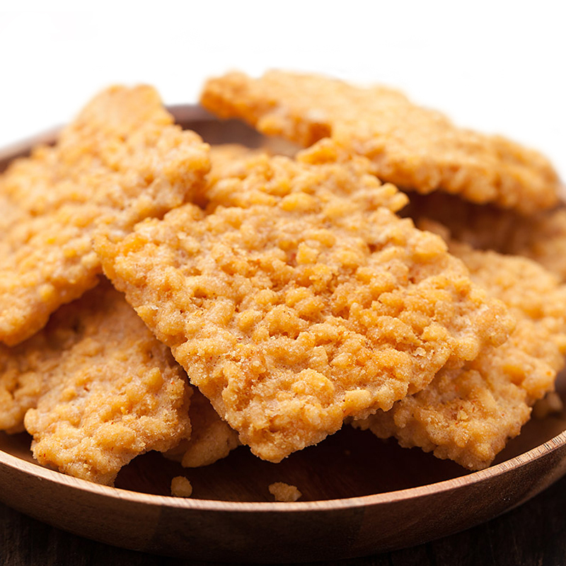一品巷子 蟹香蛋黄糯米锅巴120g*5袋休闲零食网红膨化小吃安徽特产
