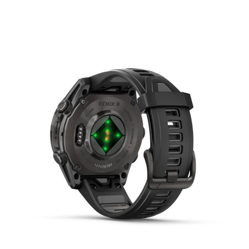 Garmin运动旗舰GPS智能手表碳灰色硅胶表带防水男士户外跑步骑行