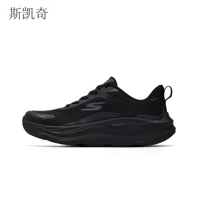 斯凯奇 男款缓震舒适运动鞋跑步鞋 221002/BBK-8.5 双高清大图