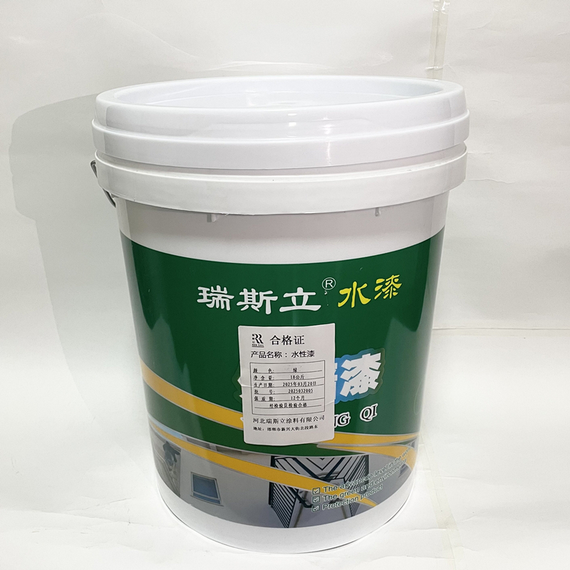 瑞斯立 绿水性漆 18公斤/桶高清大图