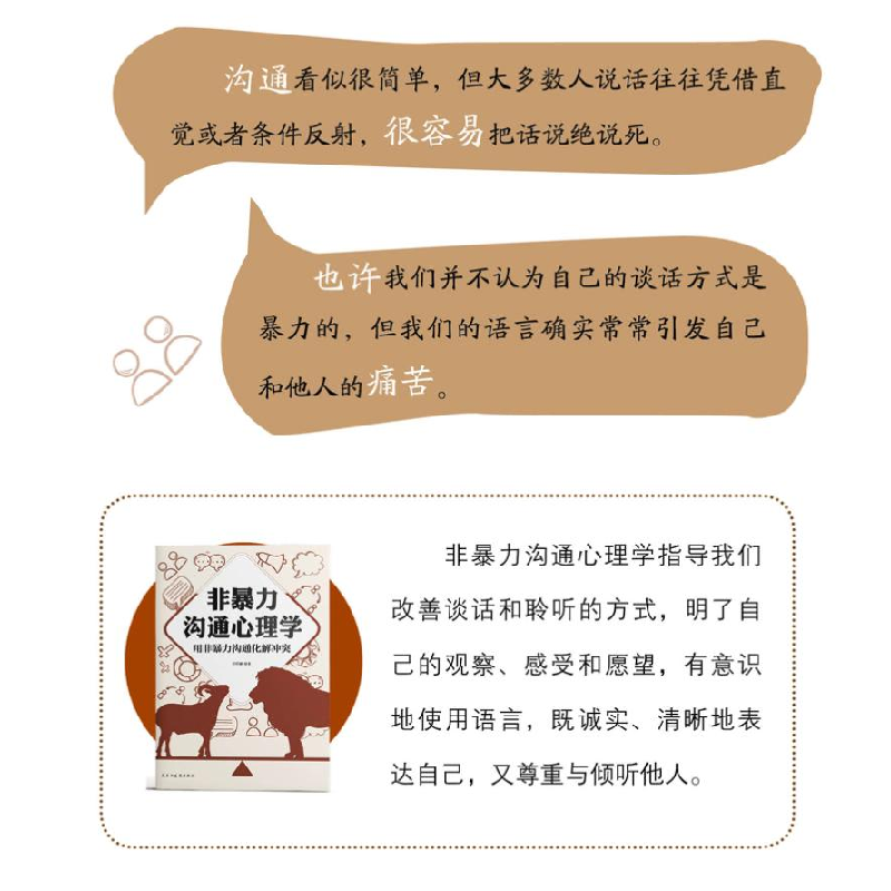 正版新书]非暴力沟通心理学 用非暴力沟通化解冲突邢群麟 著9787高清大图