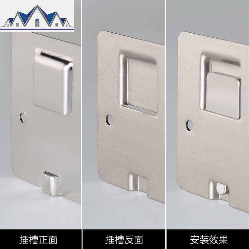 锅盖架收纳架沥水菜板案板砧板架304不锈钢免打孔厨房置物架壁挂_1_91高清大图