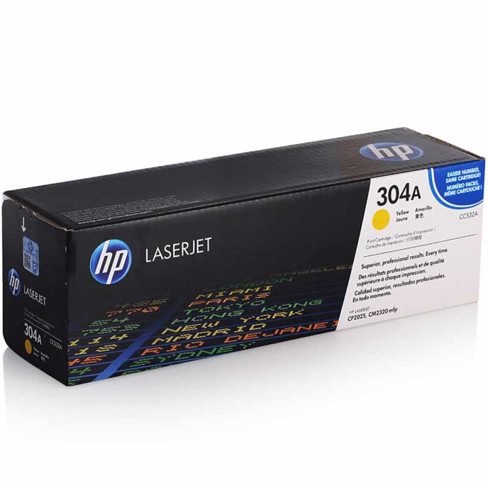 惠普(HP)Color LaserJet CC532A黄色硒鼓 304A(适用Color LaserJetCP2025)高清大图