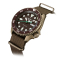 精工(SEIKO)手表 2019新品新盾牌5号系列100米防水自动/手动上链炫酷黑金水鬼运动机械男表 SRPD85K1