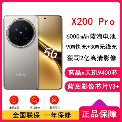 vivo X200 Pro 钛色 16GB+1TB 全网通5G手机