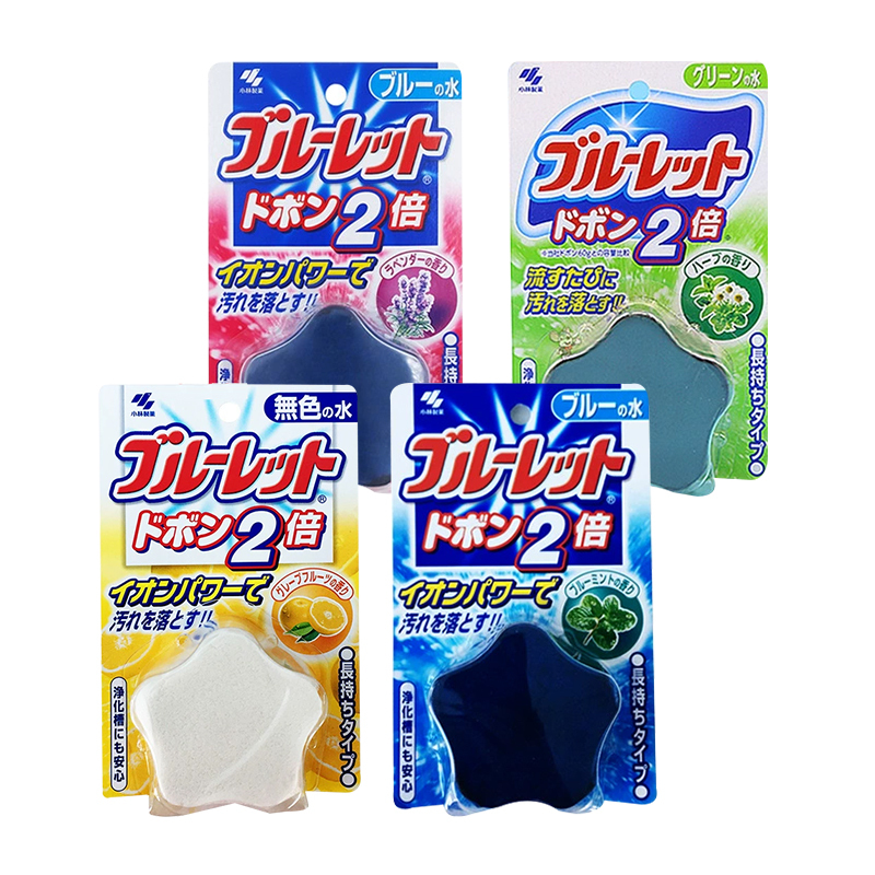 小林制药马桶洁厕灵水箱用离子去污皂香120*3泡泡洁厕块洁厕宝清洁剂日本原装进口