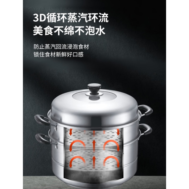 苏泊尔(SUPOR)蒸锅 SZ32B17(单位:个)高清大图