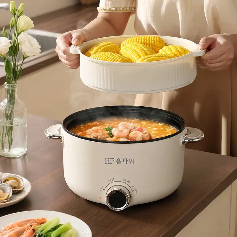 H.P홈파워 阿尔卑斯料理锅(白色)HP-010B高清大图