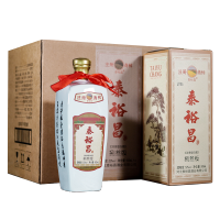 [非物质文化遗产工艺]泰裕昌捌叁版52度白酒整箱6瓶浓香型纯粮食白酒