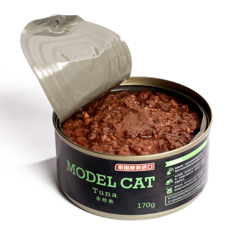 麦富迪猫罐头麦富迪模特猫罐头170g-金枪鱼+鲭鱼幼猫零食营养增肥湿粮