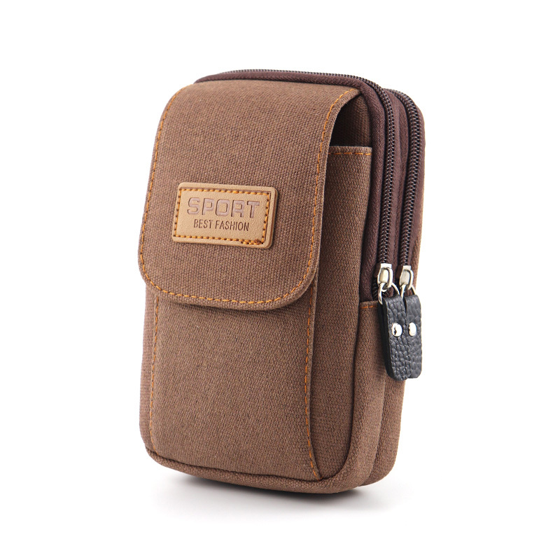 派尼美特新款手机包男士腰包多功能腰带手机套竖款中老年迷你小包包横