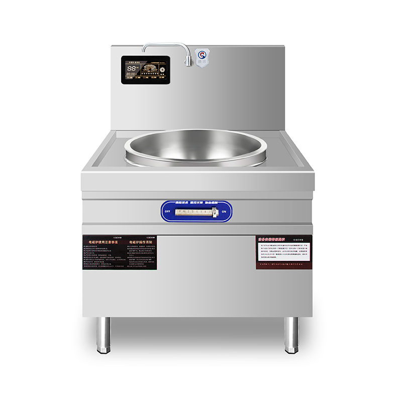 盛远商用电磁大锅灶加厚不锈钢机身 纯铜线圈 防水设计 智能机芯 60型380v