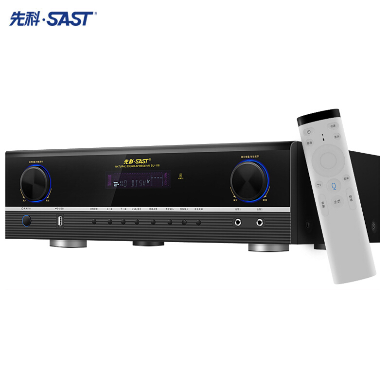 先科 AK-668家庭影院5.1功放机家用HDMI高清智能WIFI点歌机语音HIFI功放