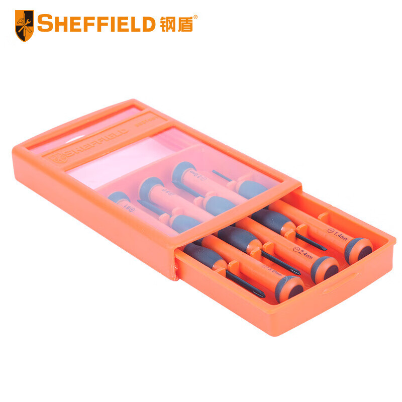 钢盾(SHEFFIELD) S037001 6件套精密螺丝批【家用】