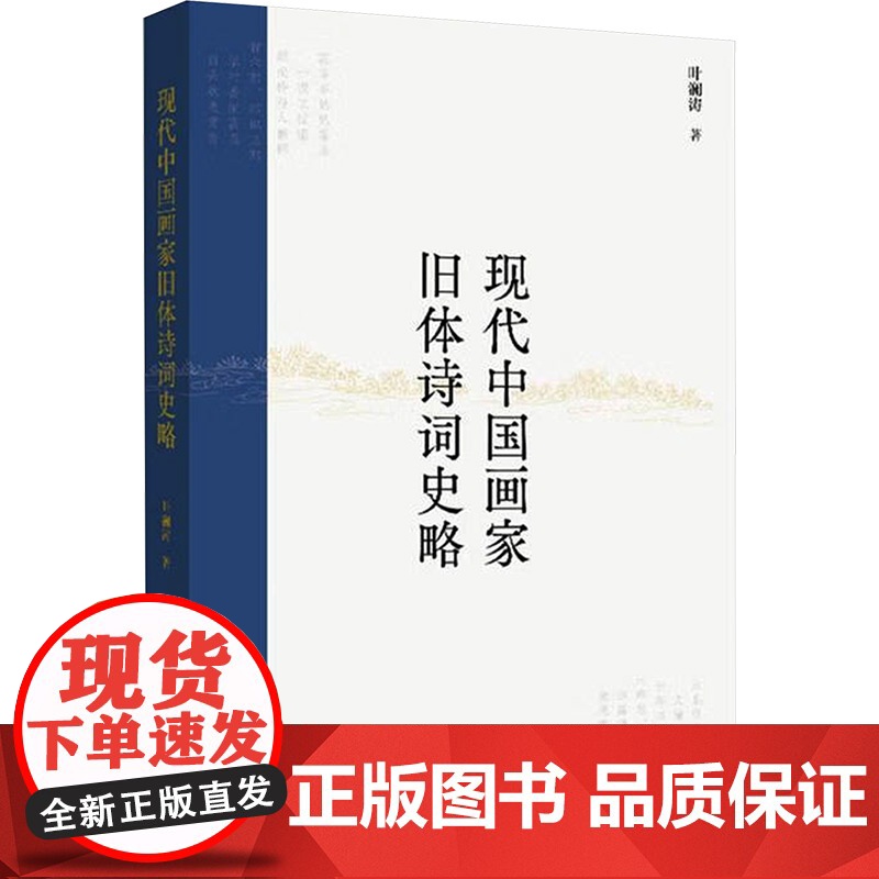 现代中国画家旧体诗词史略 叶澜涛 著 中国古典小说、诗词 文学 文化艺术出版社高清大图
