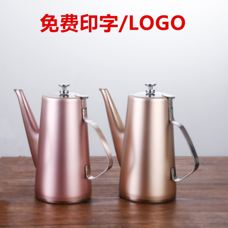 家柏饰(CORATED)厚不锈钢冷水壶加汤壶大容量泡茶壶饭店餐厅家用凉水壶商用茶壶