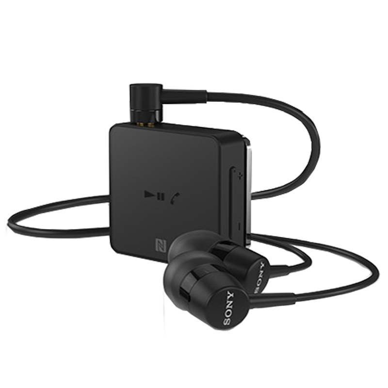 索尼(SONY) SBH24 (黑色)立体声蓝牙耳机立体声 领夹式蓝牙耳机 手机通话蓝牙